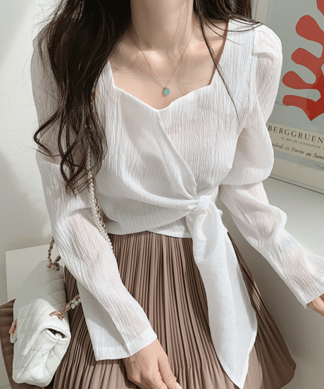 wrap tie top / 3color　hm2895