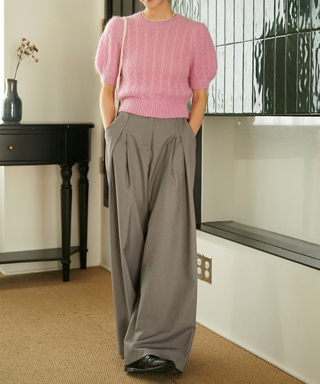 double tucked pants / 3color　hm1670