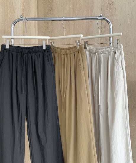 relaxed chino wide pants / 3color　hm2076