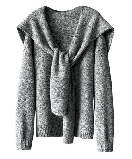 layered look knit top / 3color　hm2718