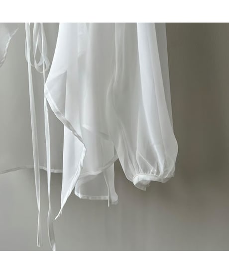 sheer layerd cardigan / 3color　hm2879