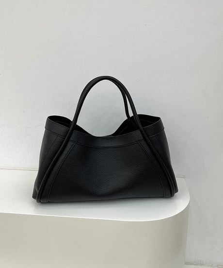 soft leather basket bag / 6color　hm1859