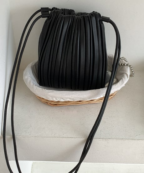 pleated mini bag / 6color　hm2934