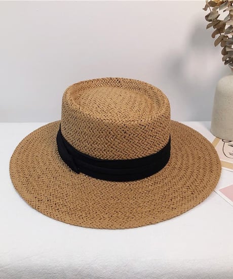 straw hat / 2color　hm1528