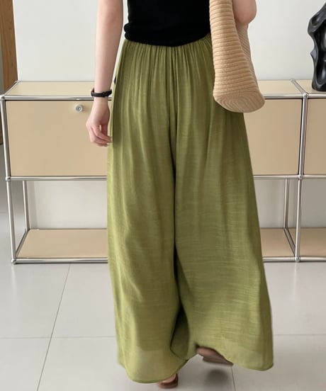 elegant wide pants / 3color 　hm1635