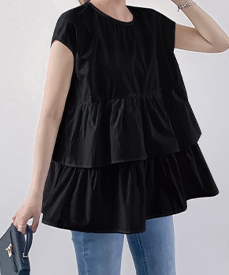 peplum flare top / 11type　hm2973