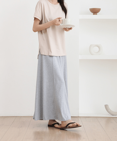 flared long skirt / 5color　hm2908