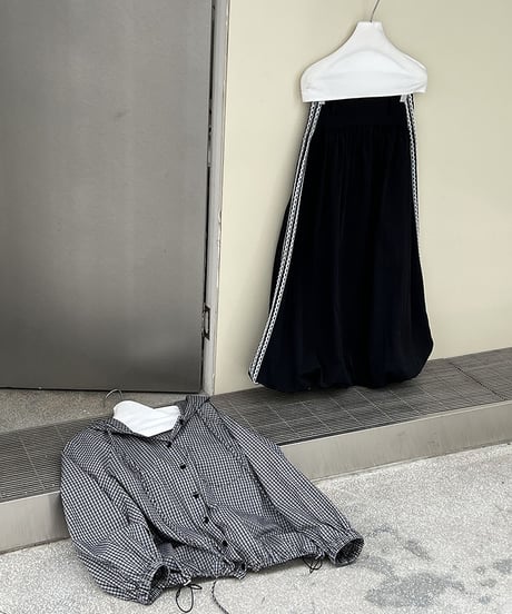 gathered balloon skirt　hm2079