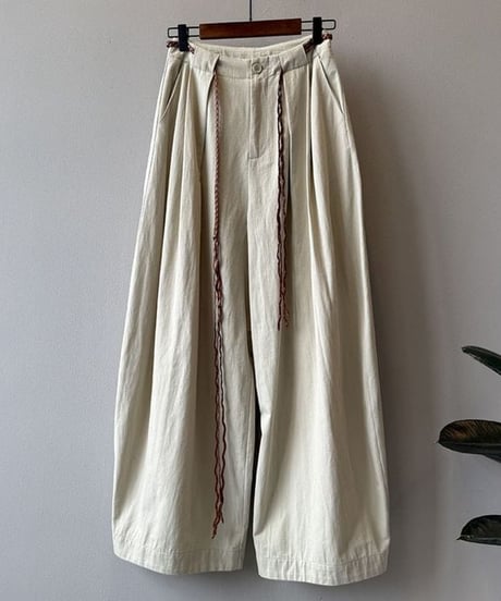 belted breeze pants / 2color　hm2227