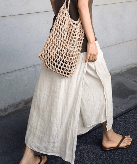 natural wide culottes / 2color　hm1515