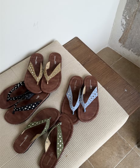 studs strap sandal / 4color　hm2259