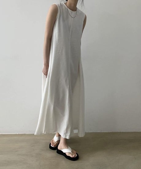 minimalist swing dress / 2color　hm2461