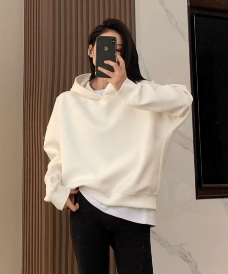 classic oversized hoodie / 4color　hm2783