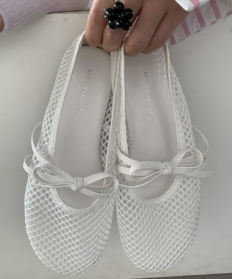 mesh ballerina shoes / 3color　hm2256