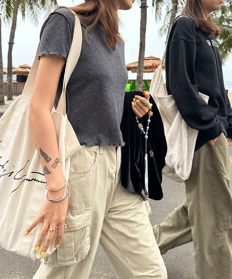 outseam mock neck top / 2color　hm1338