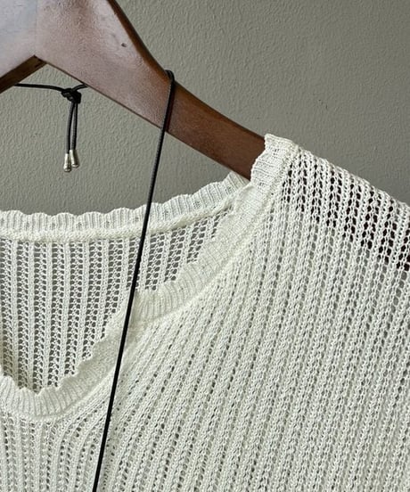 textured knit top / 4color　hm2309