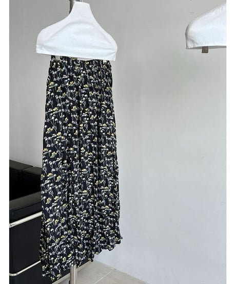 bloom maxi skirt / 2color　hm2229