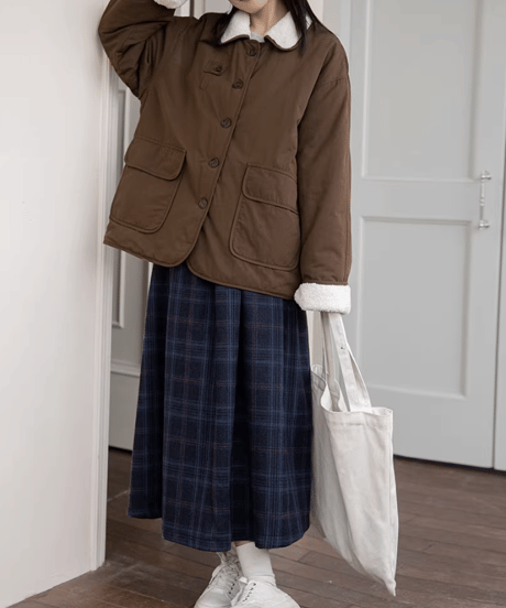 boa padded jacket / 2color　hm2713