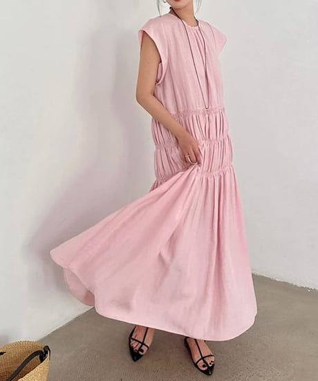 tiered long one-piece　hm2243
