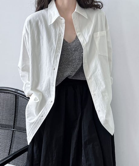 boyfriend loose shirt / 2color　hm2013