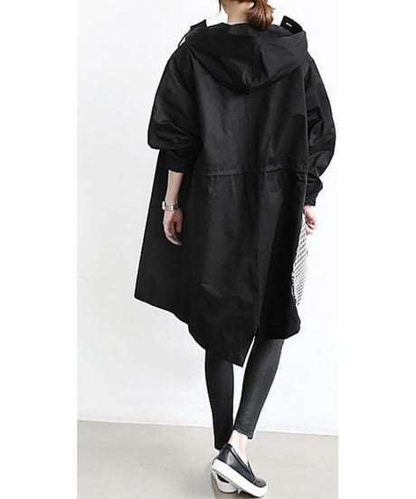 《即納》hoodie spring coat / 5color　hm1990