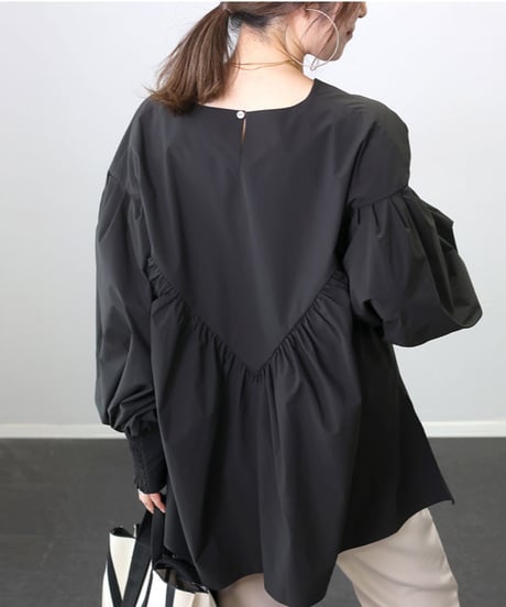 loose back blouse / 3color　hm2581