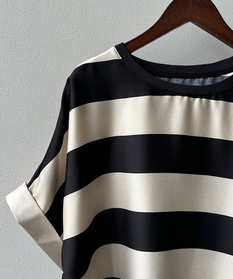 striped loose top　hm1637