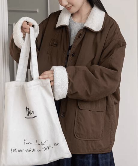 boa padded jacket / 2color　hm2713