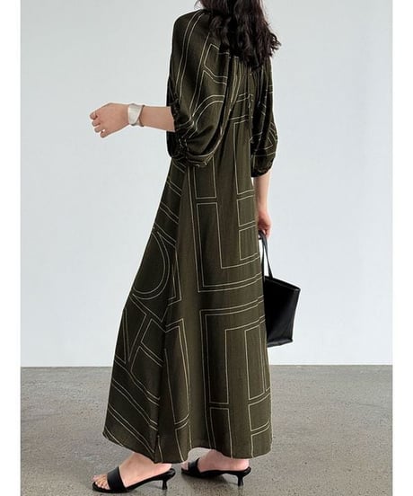 relax maxi dress / 3color　hm2410