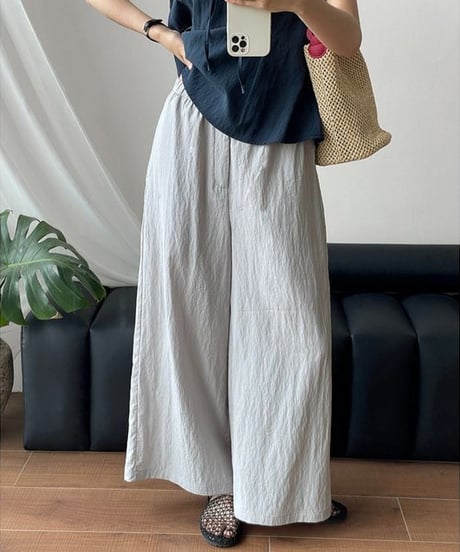 wide flare pants / 3color　hm2406