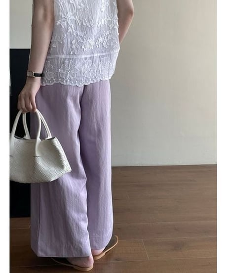 lightweight gauze pants / 7color　hm2237