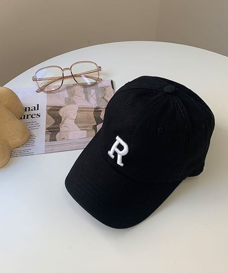 ”R” logo white cap / 9color　hm2125