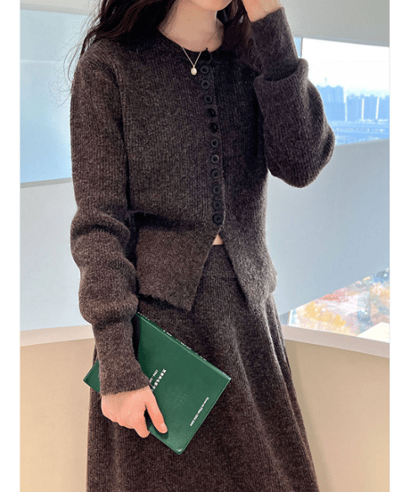 ribbed knit set-up / 3color　hm2755