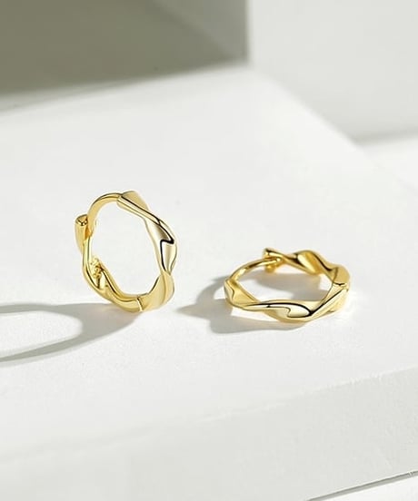minimal hoop pierce / 2color　hm2376