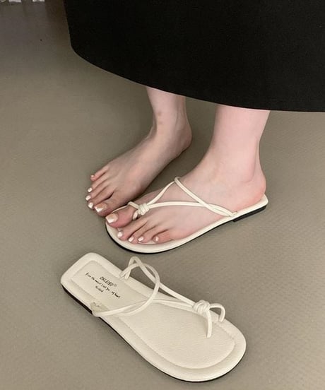 square sole sandal / 5color　hm2261