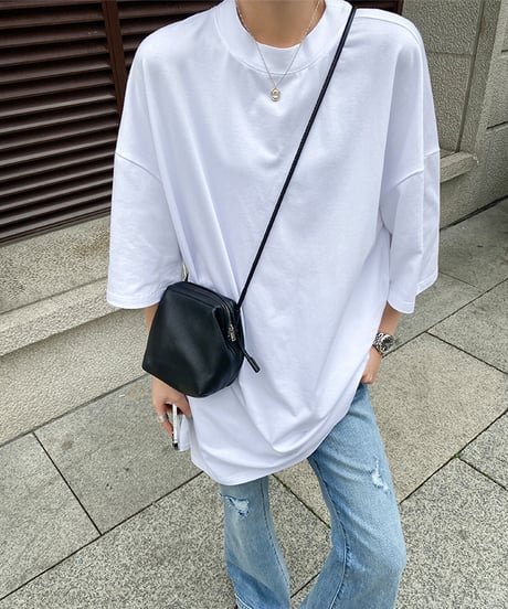 drop shoulder t-shirt dress / 3color　hm1349