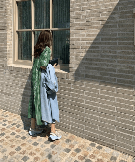 denim long jacket　hm2937