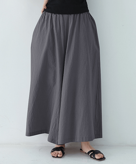 linen wide pants / 12color　hm2936