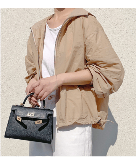 light zip blouson / 3color　hm2845