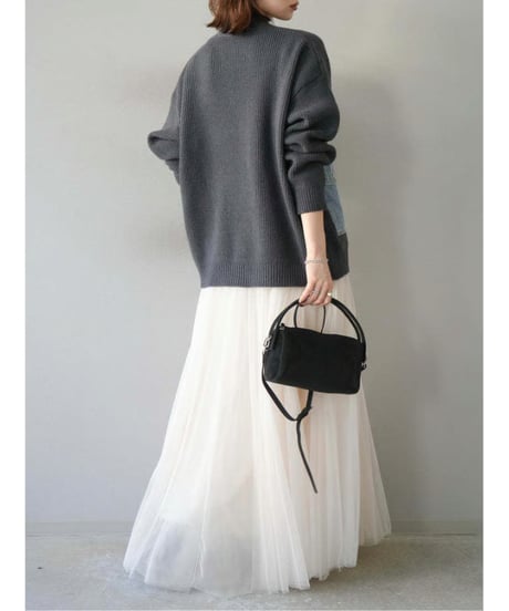 knit top & skirt set-up / 3color　hm2749