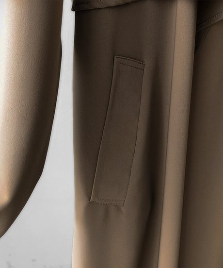 drape trench coat / 2color　hm2040