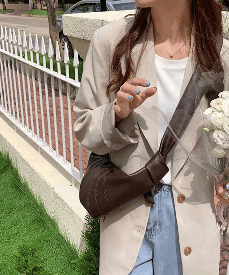 half moon shoulder bag / 2color　hm2772