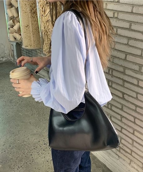 french puff blouse / 2color　hm2930