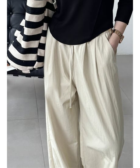 relaxed chino wide pants / 3color　hm2076