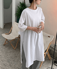 loose t-shirt dress / 9color　hm2940