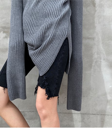 turtleneck sweater / 2color　hm1010