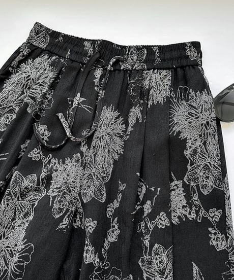 soft botanical pants / 2color　hm2223