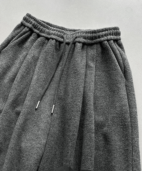 wide leg sweat pants / 2color　hm2738