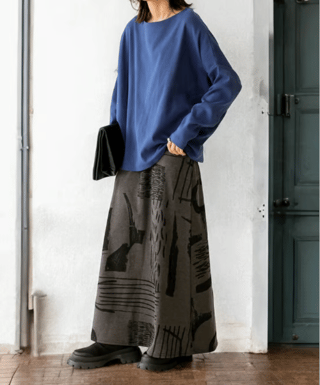 boat neck pullover / 5color　hm2638