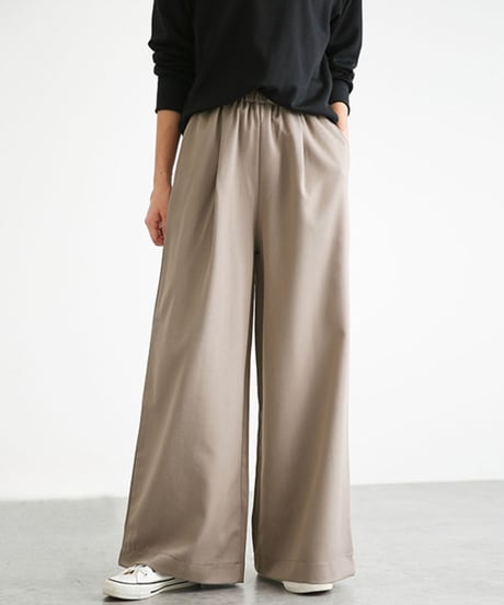 tuck wide pants / 5color　hm2974